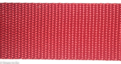 1 inch red nylon webbing