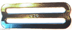 2 inch stamped metal single bar slide