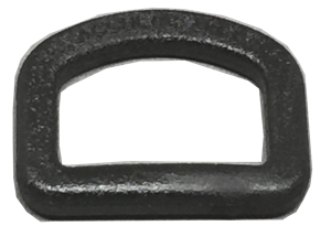 1 inch black plastic D-Ring