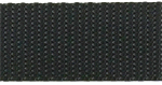 3/4 inch black heavyweight nylon webbing
