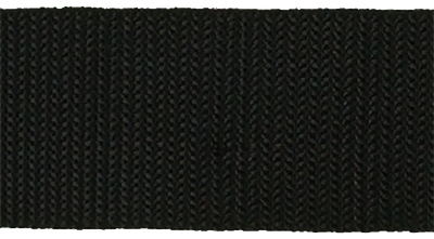 1 inch black nylon webbing