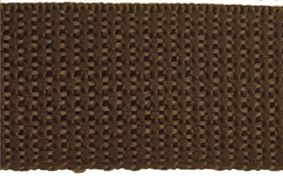 1 inch brown poly webbing