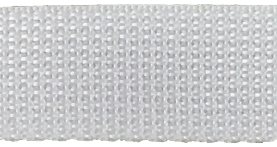1½ inch white poly webbing