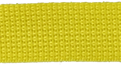 1 inch yellow poly webbing